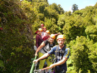 Leading Edge team climbing